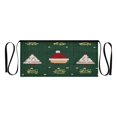 thumbnail image 7 of Yayeee Waist Apron with Pockets for Cooking Waterproof Half Server Aprons, Christmas Santa Hats, 7 of 7