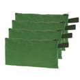 thumbnail image 1 of Bolsa de herramientas de lona de 4 piezas, bolsa de herramientas resistente con cremallera, bolsa organizadora de almacenamiento de herramientas multiusos, verde militar, 1 of 5