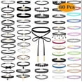 thumbnail image 1 of 60Pcs Black Choker Necklaces Set for Teen Girls and Women, 1 of 5