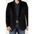 thumbnail image 3 of Cody James Men's Velvet Douglas Sportcoat - CJPD2331-BLK 46 REG, 3 of 4