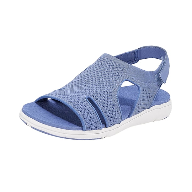 Sandalias de verano para mujer, sandalias informales con plataforma de correas elásticas transpirables Wmkox8yii shjk240