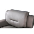 thumbnail image 6 of Alexent Modern Faux Leather Upholstered Living Room Sofa in Gray, 6 of 12