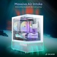 thumbnail image 3 of Funda para PC Okinos Aqua 3 Micro ATX con 3 ventiladores ARGB de 120 mm y 3 pines, 3 of 9