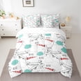 thumbnail image 2 of jejeloiu Modern Airplane 7-Piece Twin Bedding Sets,Aviation Aircraft Bedding Comforter Set,Cartoon Clouds Sheet Sets For Boys Teens,Ultra Soft Home Decor Reversible, 2 of 8