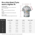 thumbnail image 5 of Kdxio Men'S Hawaiian Shirt For Men Short Sleeve Shirt The World Map With Cartoon Animals Summer Casual Holiday Beach Button Down T-Shirts, 5 of 5