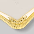 thumbnail image 4 of Unique Bargains Plated Picture Frame with Crystal Tabletop Decor Gold and White 5x7 in, 4 of 6