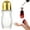 Gold, variant on HonestMatter Roller Bottle 1PC, Frosted Glass Essential Oil Roll On Applicator with Large Steel Ball, Leak Proof Refillable Container for Lotion Aromatherapy