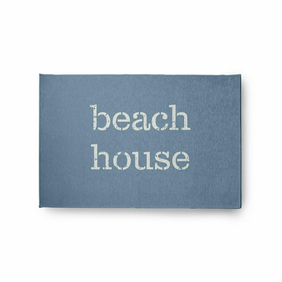 E by Design Beach House Nautical Indoor/Outdoor Rug - Dusty Smoke - 2 x 3 ft.