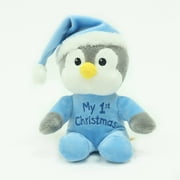 Holiday Time 6-inch My First Christmas plush toy - Blue Hat Penguin