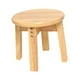 thumbnail image 1 of Taburete de madera Taburete redondo de madera Cómodo taburete de ocio Taburete de pie de madera creativo Taburete de madera maciza para apartamento altura 25cm, 1 of 8