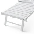 thumbnail image 6 of Munoz Reclining Wood Adirondack Chair with Footrest, White, 6 of 9