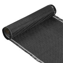 Uxcell Carbon Fiber Fabric 4.9ft x 8" Carbon Fiber Sheet Roll 2x2 Twill Weave 3K 220g Black