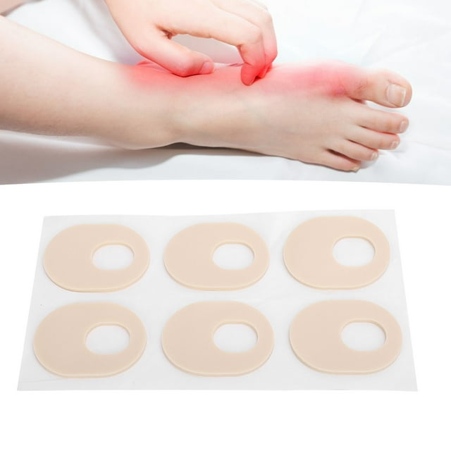 Almohadilla Para Pies De Látex, 24 Piezas Almohadilla Adhesiva Para Pies De Fuerte Adherencia Antifricción Transpirable Para Caminar