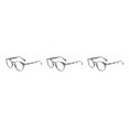 thumbnail image 4 of Minnieouse Gafas redondas ligeras y de moda para mujer, para lucir gafas negras de arcoíris, montura de cristal IS031C9 Type1 NO1, 4 of 6