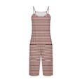thumbnail image 5 of TAGOLD Womens Summer Jumpsuit,Woman Fashion Printed Summer Sleeveless Pockets Sling Short Jumpsuit, 5 of 5