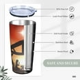 thumbnail image 3 of 20 oz Insulated Stainless Steel Tumbler Mug Christmas Christian nativity Cup with Lid and Straw Brush Water Bottle Coffee Travel Office Car for Cold and Hot Drinks, 3 of 6