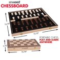 thumbnail image 4 of Tablero de ajedrez GothamChess, piezas magnéticas plegables de madera, 4 of 6