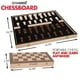 thumbnail image 4 of Tablero de ajedrez GothamChess, piezas magnéticas plegables de madera, 4 of 6