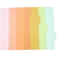 thumbnail image 4 of 5pcs Divider Binder Divider Paper Index Divider Loose-leaf Page Marker Easy To Use Punched Binder Divider Notepad Marker (B5, 11 Holes), 4 of 9