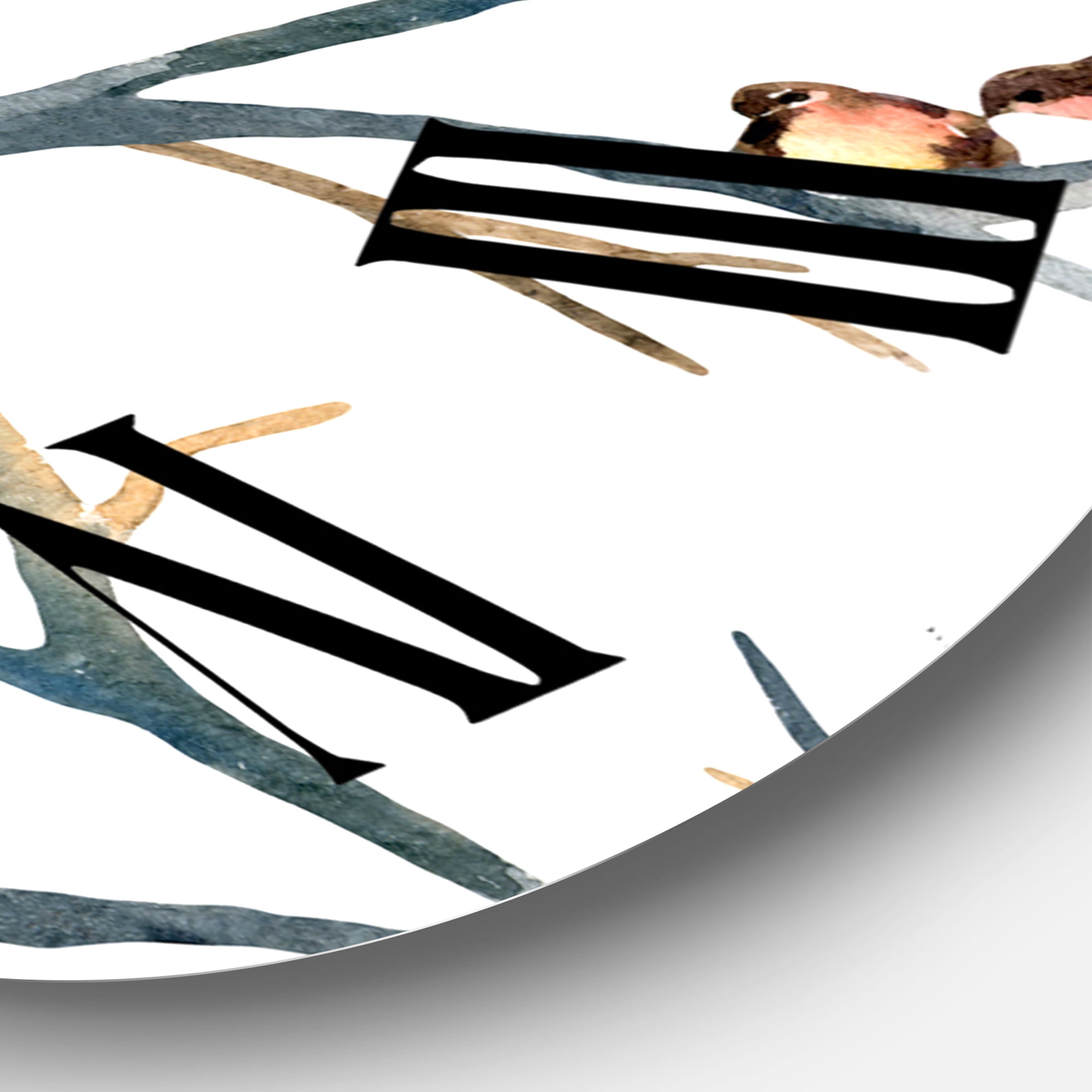 Designart 1 in Quartz Traditional Wall Clock