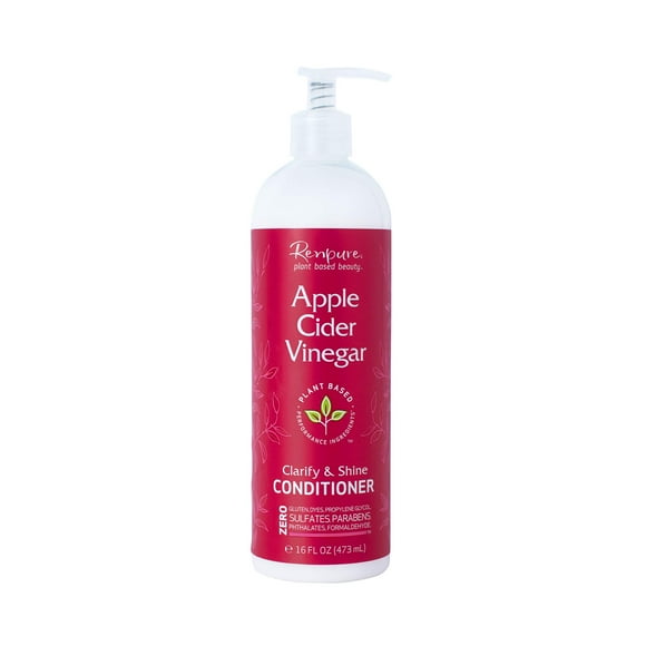 Acondicionador de vinagre de sidra de manzana Renpure Plant Based Beauty, 16 onzas