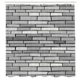thumbnail image 2 of Ambesonne Grey Shower Curtain, Brick Wall English Style, 69"Wx75"L, Grey, 2 of 4