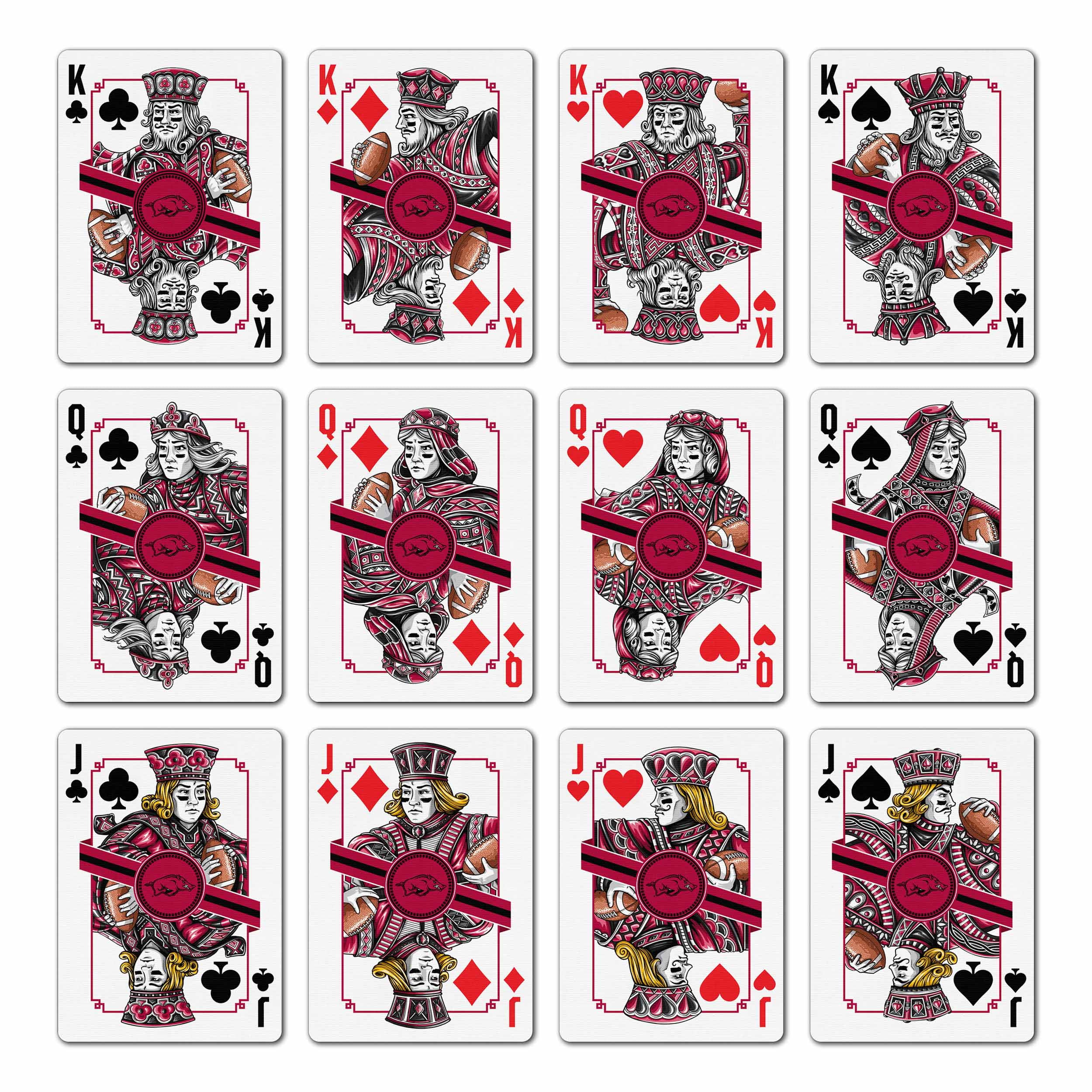 YouTheFan NCAA Arkansas Razorbacks Classic Series Playing Cards