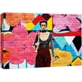 thumbnail image 3 of PixonSign Canvas Print Wall Art Graphic Frida Kahlo Stylish Graffiti & Street Art Comics Digital Art Modern Art Bohemian Portrait Fun Multicolor Ultra for Living Room, Bedroom, Office - 12"x18", 3 of 5