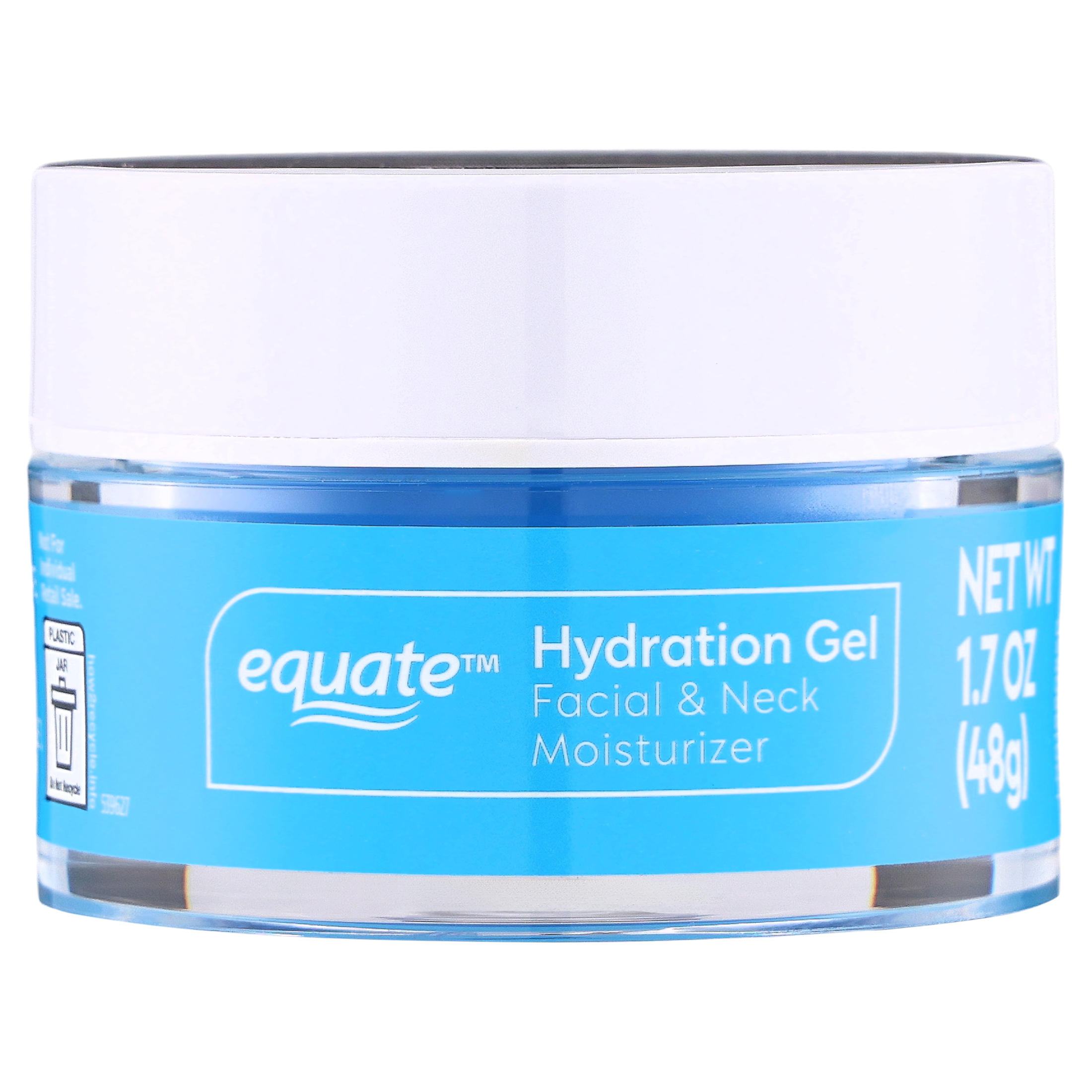 Equate Hydration Gel Facial and Neck Moisturizer, 1.7 oz
