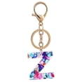 thumbnail image 2 of Porte-clés en Résine 26 Lettres pour Femmes Filles Pendentif Sac Accessoires de Sac à Main, 2 of 5