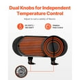 thumbnail image 4 of KFFKFF Hot Pot with Grill, 2200W 2-in-1 Electric Smokeless Grill and Hot Pot, Korean BBQ Shabu Shabu Hotpot with Separate Dual Temperature Control, Non-stick Pan, for 1-6 People Family Dinning, 4 of 9