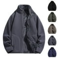 thumbnail image 6 of Chiccall Men's Reversible Fleece Jackets Full Zip Stand Collar Thick Fleece Lined Coat Winter Windproof Outdoor Thermal Hiking Outerwear with Pockets, 6 of 6