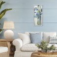 thumbnail image 3 of Stupell Industries Contemporary Beige & Blue Abstraction Gray Framed Giclee Art, 10 x 24, by Lisa Ridgers, 3 of 8