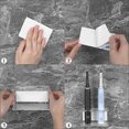 thumbnail image 6 of Linkidea Wall Mount Electric Toothbrush Holder for Bathroom, Acrylic Power Toothbrush Hanger, Self Adhesive Organizer Compatible with Oral-B iO Series, Philip Sonicare 4100 (Clear), 6 of 6