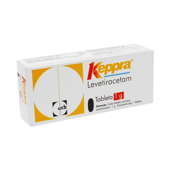 Keppra 1 g tabletas 30 pzas