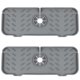 thumbnail image 1 of 2 almohadillas de silicona para grifo, almohadillas reutilizables para salpicaduras de cocina (gris). Afortunado Sencillez, 1 of 4