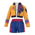 thumbnail image 5 of Girls Costumes Cosplays Clothes Halloween Christmas Performance Cosplays Costumes Suit Shirts Shorts Coat Sticker Suit 4 piece sets, 5 of 9