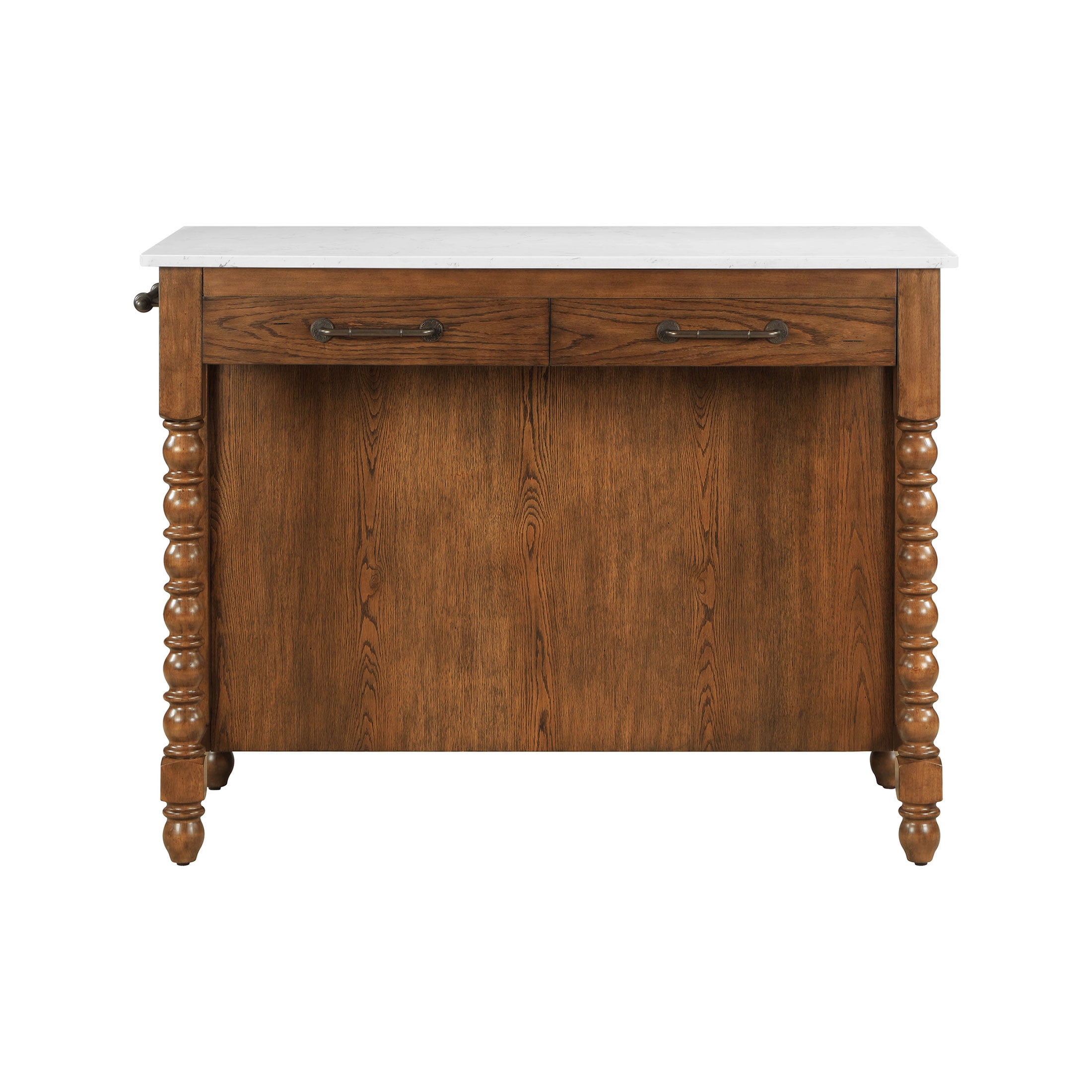 The Pioneer Woman Harper Kitchen Island with Drawers, Homestead Brown