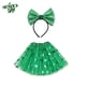 thumbnail image 1 of Ganfancp Fiesta de Disfraces de San Patricio Falda Tutu Diadema con Pajarita Adulto, 1 of 5