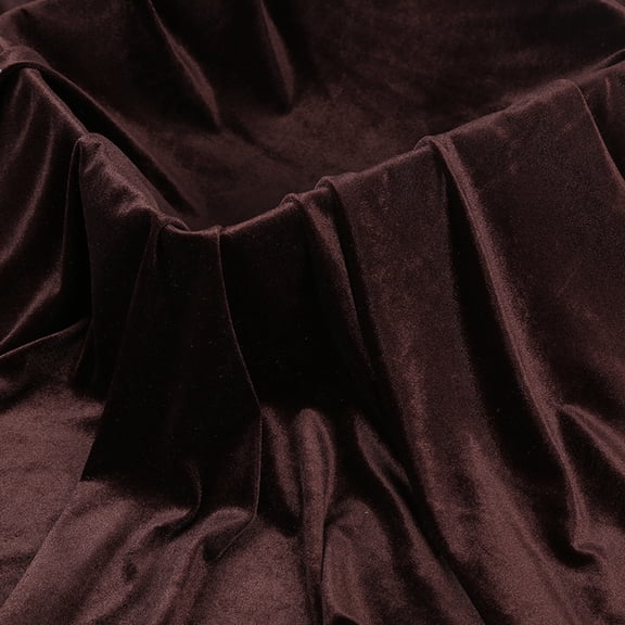 Namzi Solid Color Velvet Fabric,39*63 in Soft Smooth Fabric for Sofa Covers,Chair Covers,Curtains,DIY Sewing Clothes,Crafts,Dark Brown