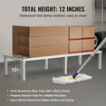 thumbnail image 3 of VEVOR Aluminum Dunnage Rack Stationary Dunnage Rack 60” x 20” x 12” Storage Rack, 3 of 9