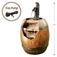 thumbnail image 5 of Teamson Home 33.07" Vintage Pump & Barrel Water Fountain, 5 of 6