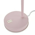 thumbnail image 7 of Nourison 18" Metal LED Desk Lamp, Modern, Traditional, Task Light for Office, Dorm, Bedroom, Kids Lamp, Pink, 7 of 7