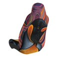 thumbnail image 2 of Balery Abstract Pattern Penguin Funda de Asiento para Auto con Diseño - Cubierta Frontal Suave y Transpirable con Protector Antideslizante- 1 Unidad, 2 of 5