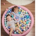 thumbnail image 1 of HOFISH Foam Ball Pit for Children Toddlers,Baby Playpen Ball Pool Soft Round Designed Easy to Clean or Install,Ideal Gift for Babies Infants Indoor and Outdoor Game- (Balls NOT Included) Light Pink, 1 of 8
