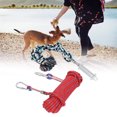 thumbnail image 4 of Spring Pole Dog Corde Toy, Protection contre la Rouille Dog Tug Corde Toy Facile à Utiliser Corde de Coton Interactive pour Toutes les Tailles Chiens Bleu, Rouge, 4 of 8