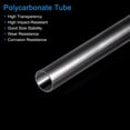 thumbnail image 4 of Plástico Tubería Rígido Policarbonato Redondo Tubo Transparente 0,4"(10mm) ID 0,43"(11mm) OD 9.6" (245mm) Alto Impacto para Iluminación, Maquetas, Agua Plomería, Paquete de 3, 4 of 7