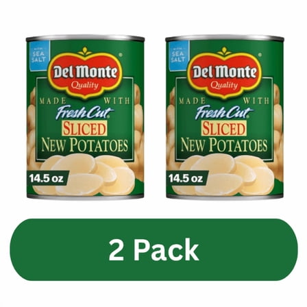 Sliced New Potatoes, Canned Vegetables, 14.5 oz Can (2 Pack)