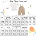 thumbnail image 6 of CARETOO Baby Boys Clothes Unisex Rompers For Baby Girls Unisex Baby Clothes 2pcs Infant Summer Overalls Outfit  6 Months-3T Jumpsuit Set, 6 of 13