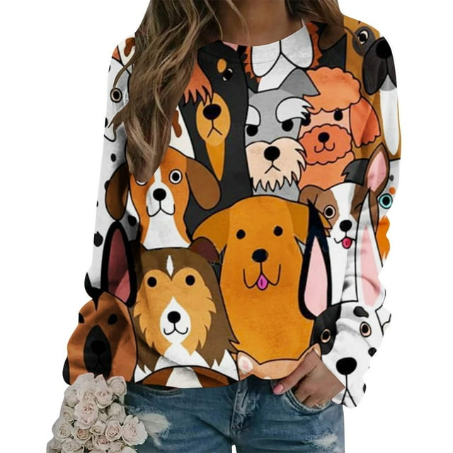 TIMIFIS T-Shirts Décontractés pour Femmes Manches 3/4 à Blocs de Couleur Hauts Mignons Blouses Confortables Automne